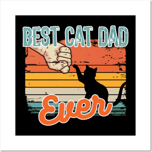 Best cat dad ever quarantined fathers day gifts 2020 quarantined Posters and Art